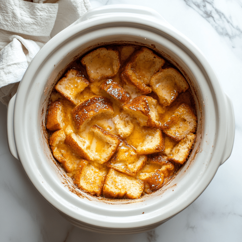 Crockpot French Toast Casserole