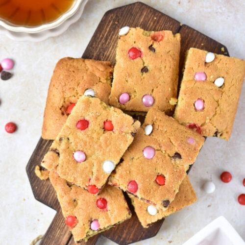 M&M Cookie Bars