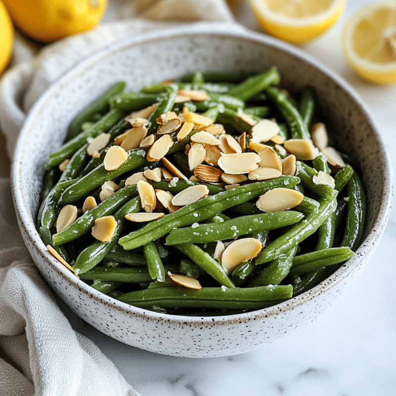 Lemon Garlic Green Beans