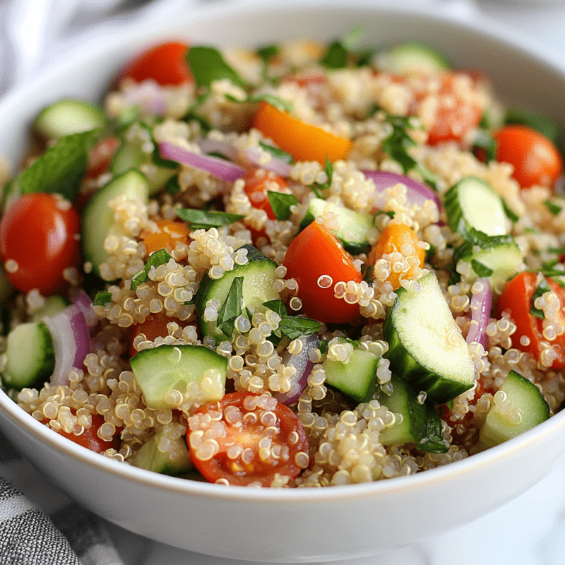Lemon Herb Quinoa Salad