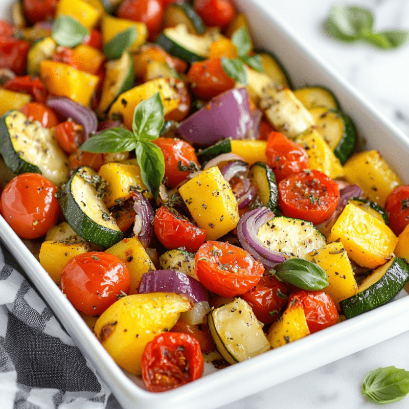 Mediterranean Roasted Vegetable Medley