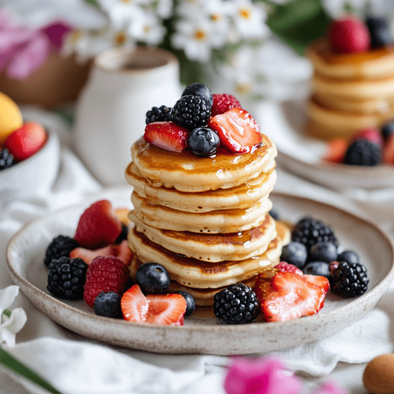 Mini Pancake Stacks