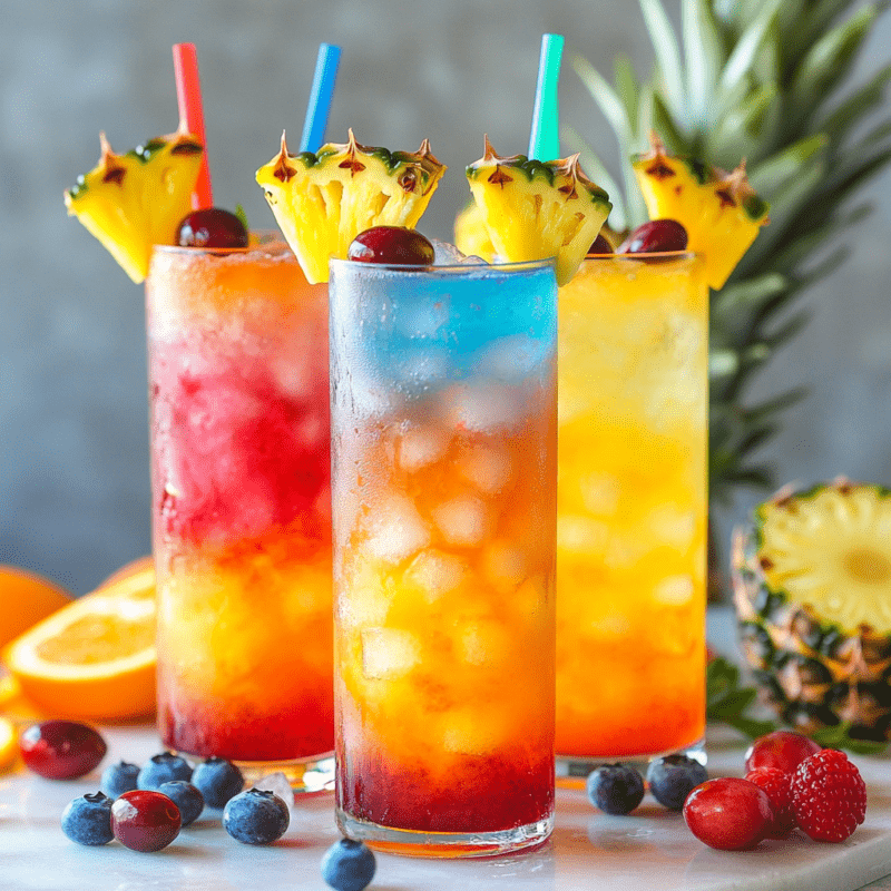 Rainbow Fruit Sparkler