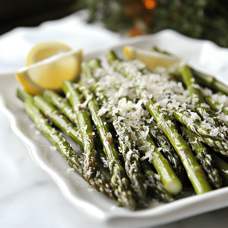 Roasted Asparagus with Parmesan