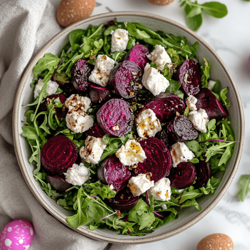 Roasted Beet and Goat Cheese Salad