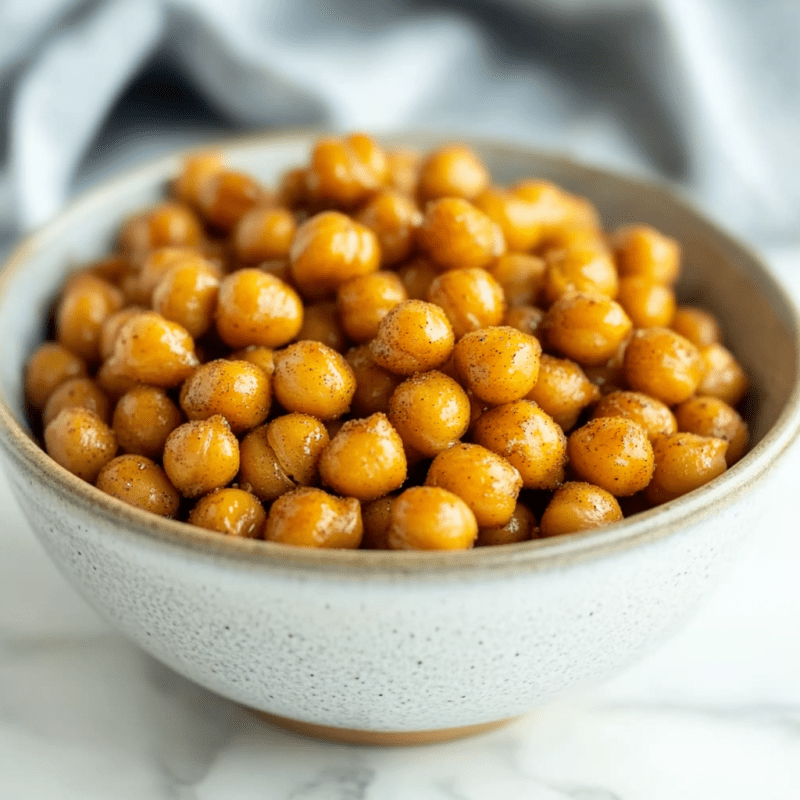 Sweet Cinnamon Air Fryer Chickpeas