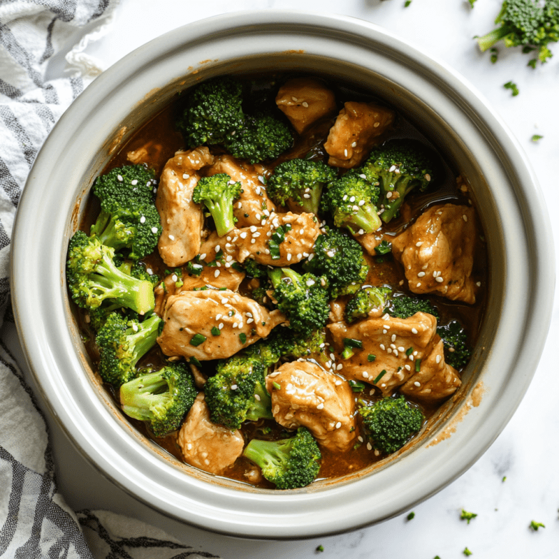 Crockpot Chicken and Broccoli