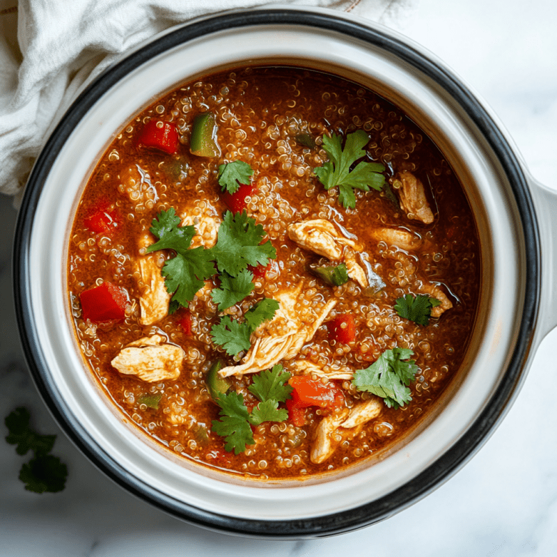 Crockpot Chicken and Quinoa