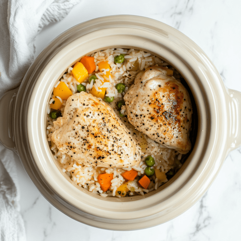 Crockpot Chicken and Rice