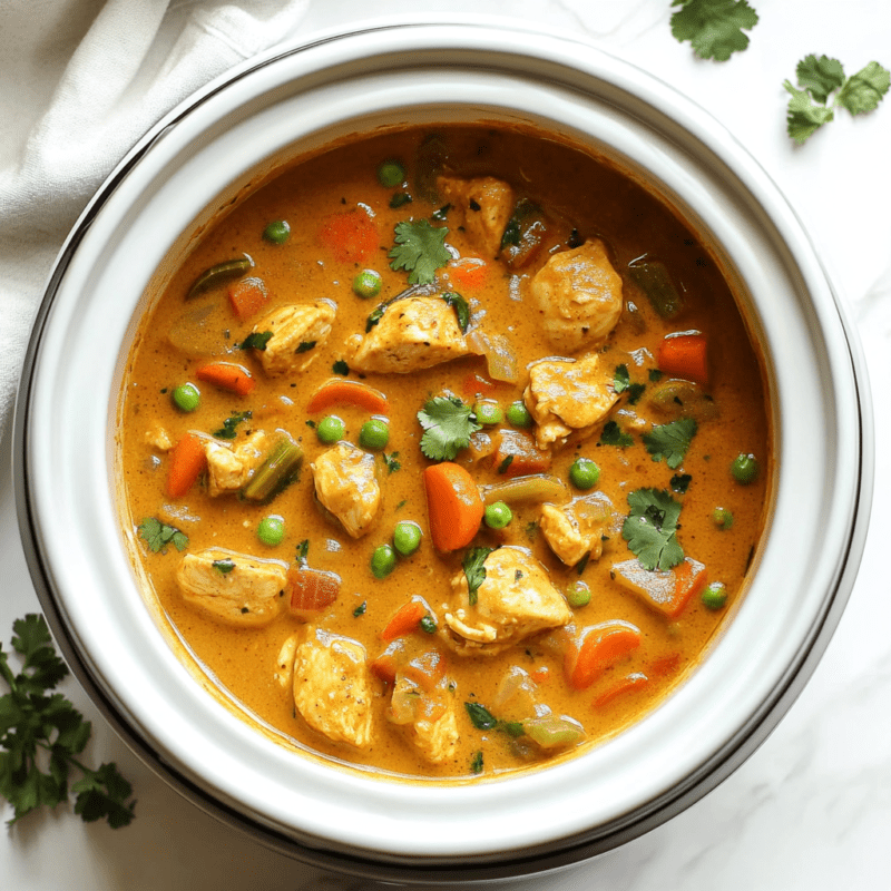 Crockpot Chicken and Vegetable Curry