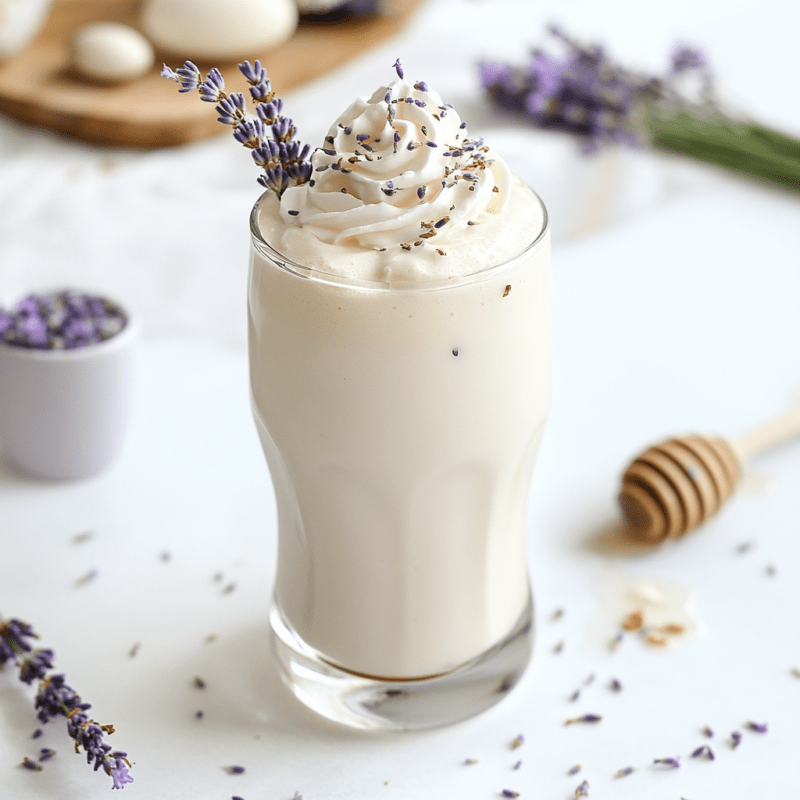 Lavender Honey Milkshake