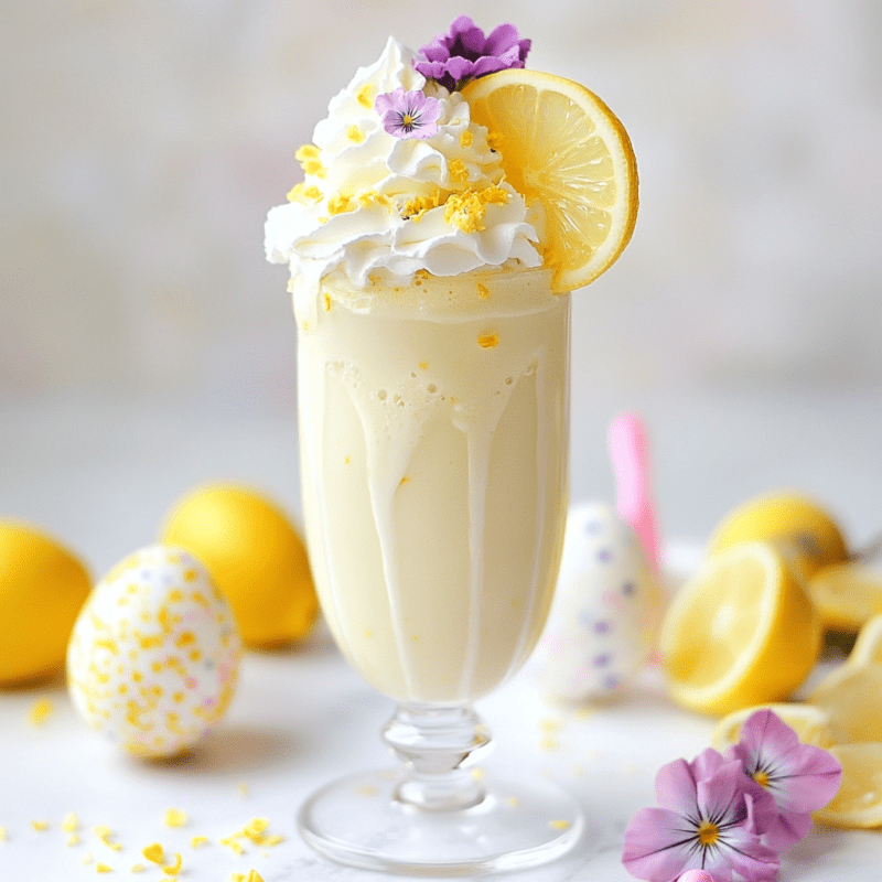 Lemonade Easter Egg Milkshake