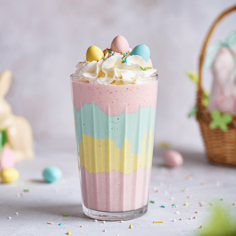 Pastel Easter Egg Milkshake