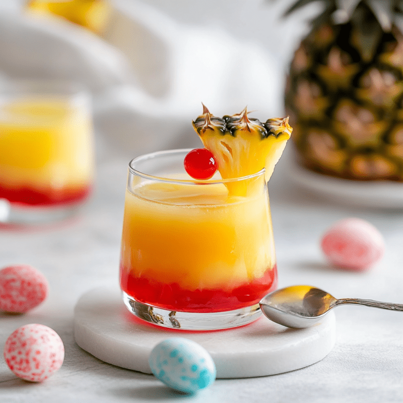 Pineapple Upside-Down Cake Shot