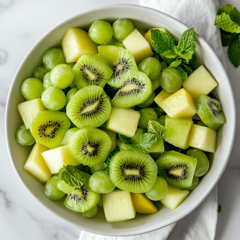 St. Patrick's Day Green Fruit Salad