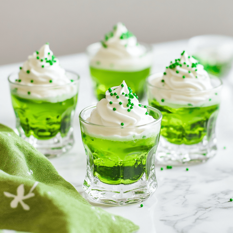 St. Patrick's Day Green Jello Shots
