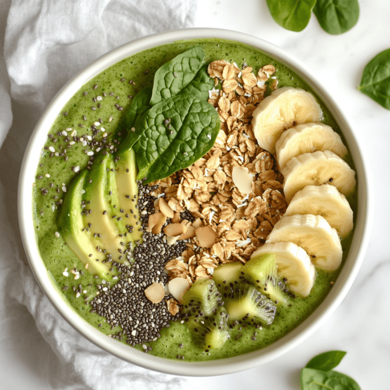 St. Patrick's Day Green Smoothie Bowl