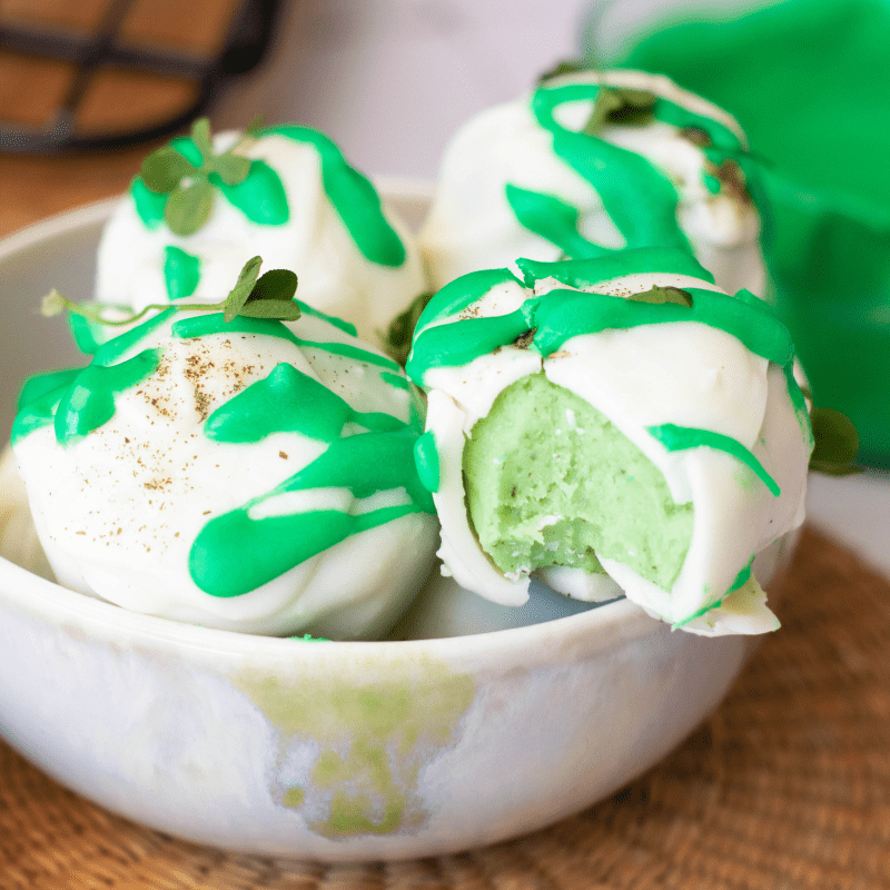 St. Patrick's Day Green Tea Truffles