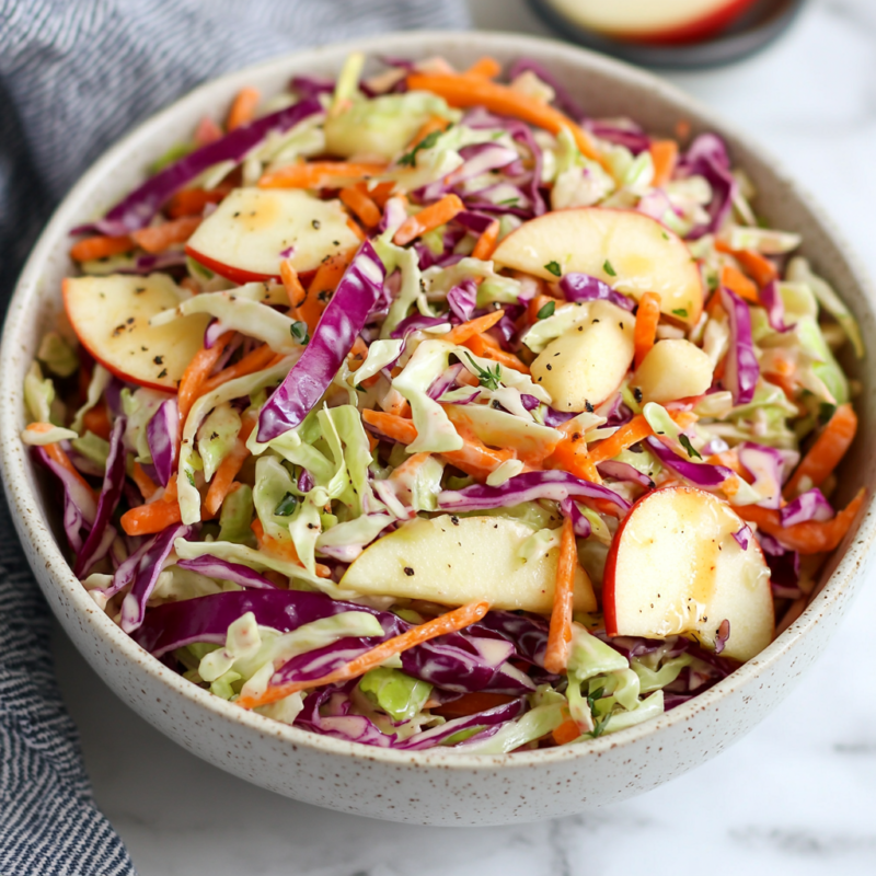 Cabbage and Apple Slaw
