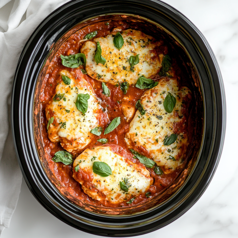 Crockpot Chicken Parmesan
