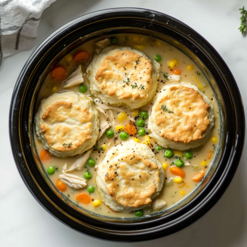 Crockpot Chicken Pot Pie