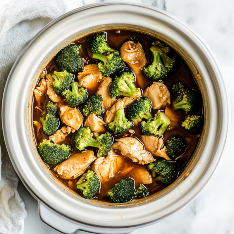 Crockpot Chicken and Broccoli