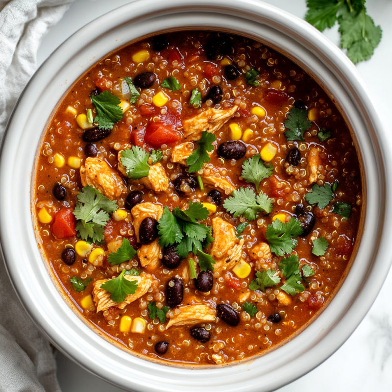 Crockpot Chicken and Quinoa