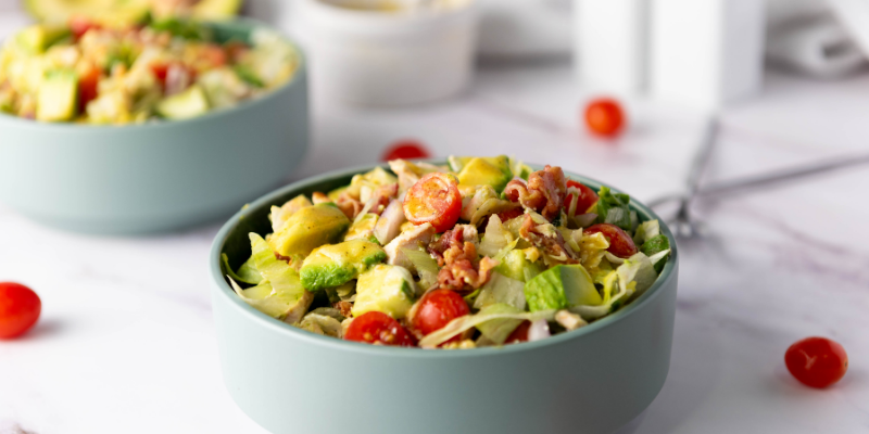 Quick & Delicious Chicken Chopped Salad with Sweet Honey Mustard Dressing