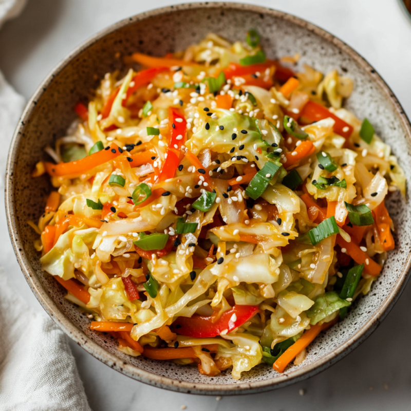 Spicy Cabbage Stir-Fry