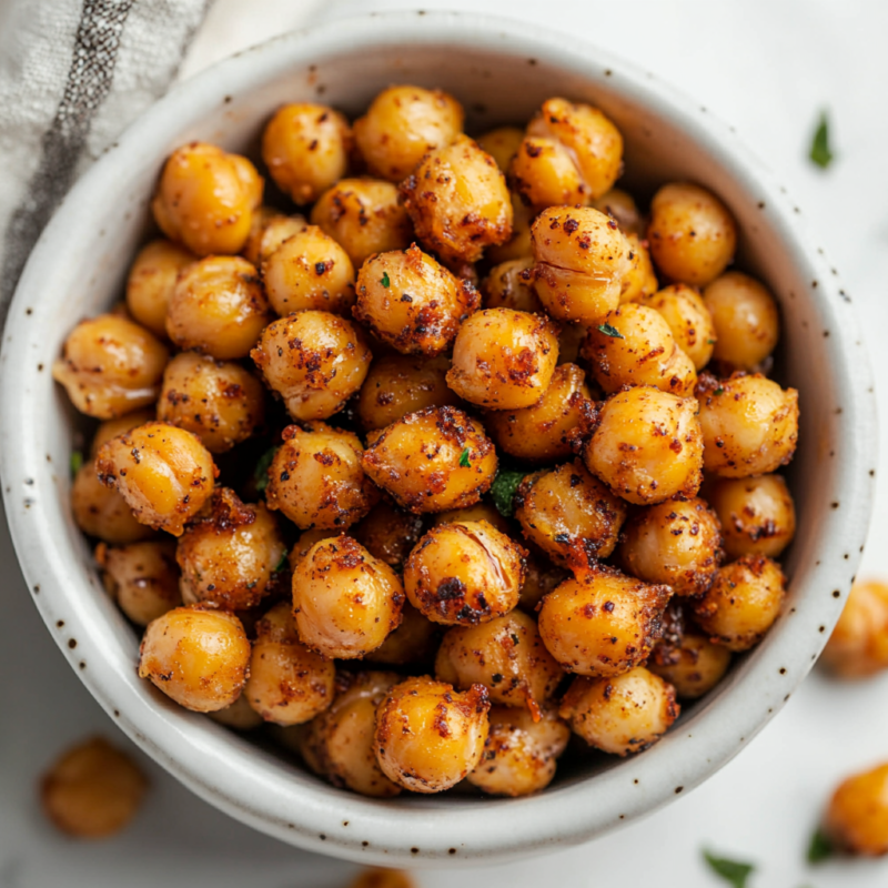 Spicy Roasted Chickpeas
