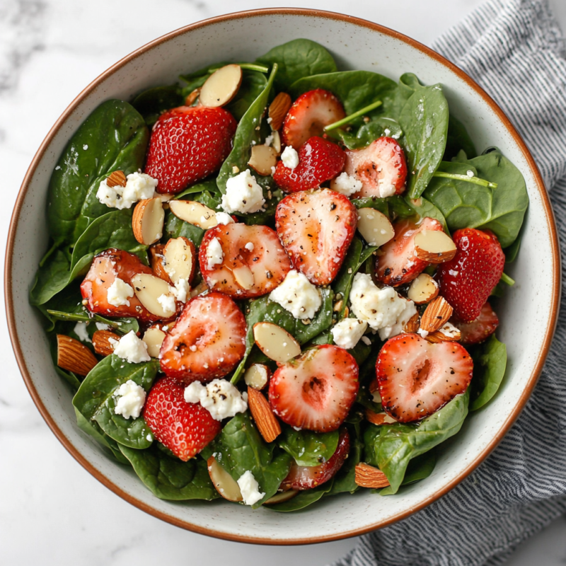 Spinach and Strawberry Salad