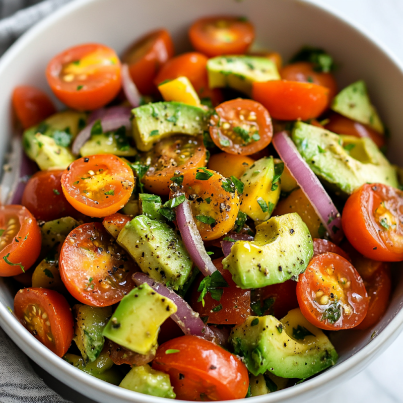 Tomato and Avocado Salad