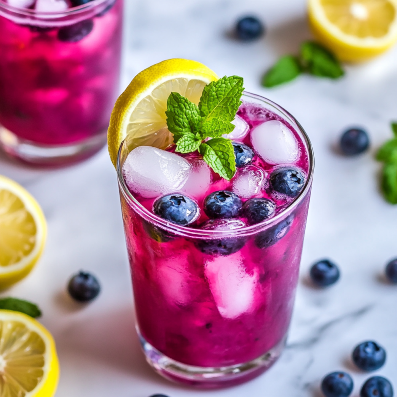 Blueberry Lemonade Spritzer