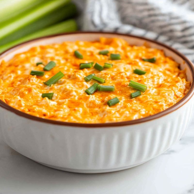Buffalo Cottage Cheese Dip