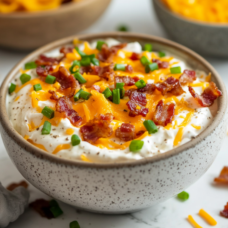 Cheesy Bacon Ranch Dip