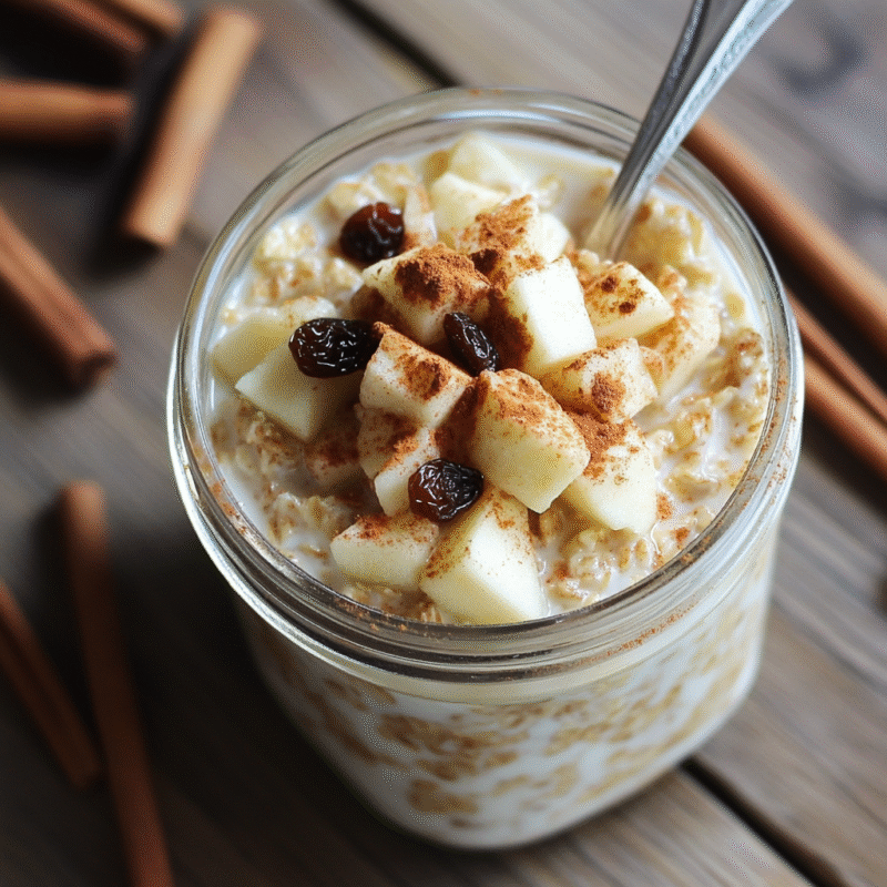 Cinnamon Apple Overnight Oats