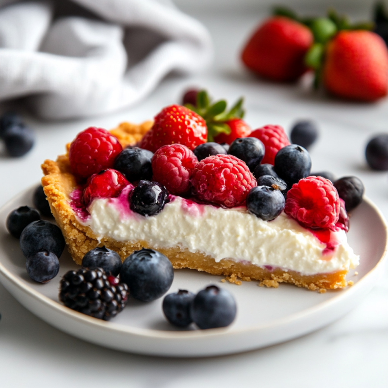 Cottage Cheese Berry Tart