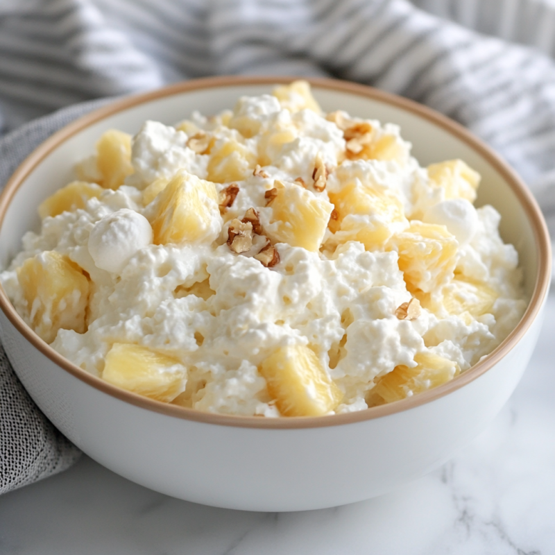 Cottage Cheese Pineapple Fluff