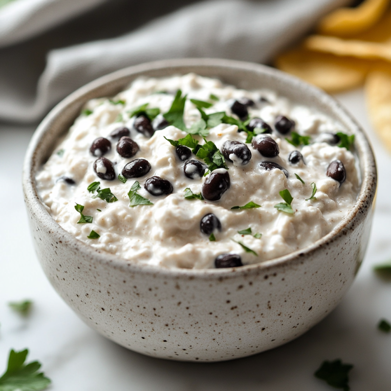 Cottage Cheese and Black Bean Dip