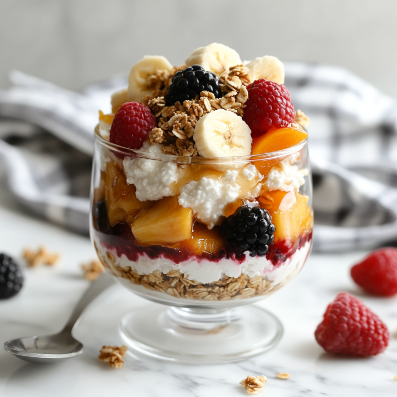 Cottage Cheese and Fruit Parfait