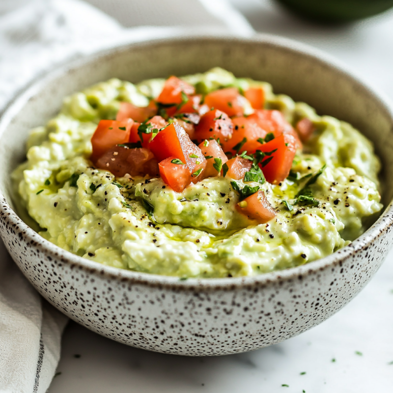 Creamy Avocado Cottage Cheese Dip