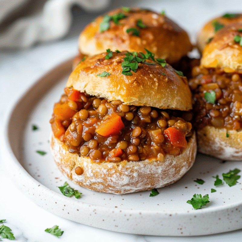 Crockpot BBQ Lentils