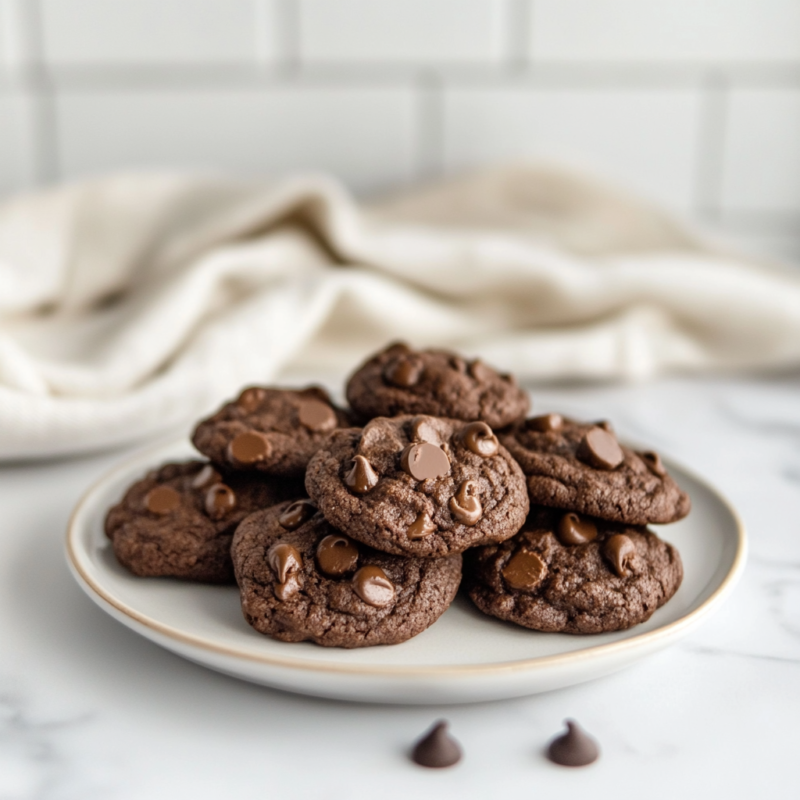 Double Chocolate Cookies