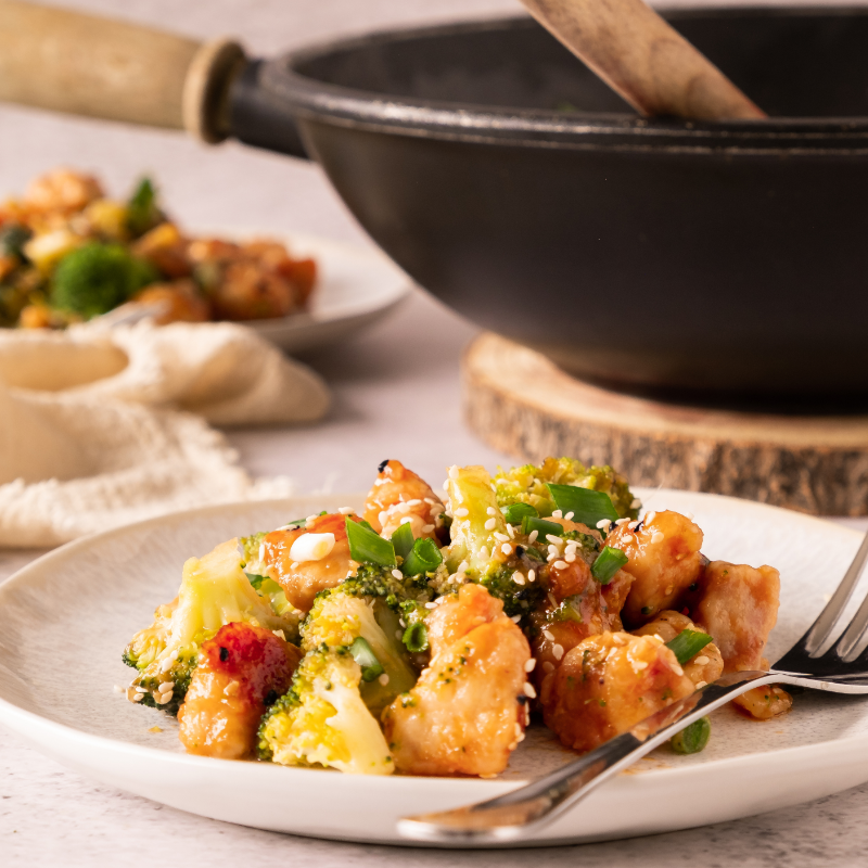 Honey Garlic Chicken with Broccoli