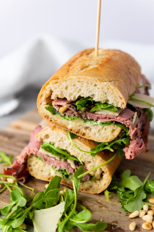 Truffle-Mayo Roast Beef Sandwich: A Gourmet Twist on a Deli Classic