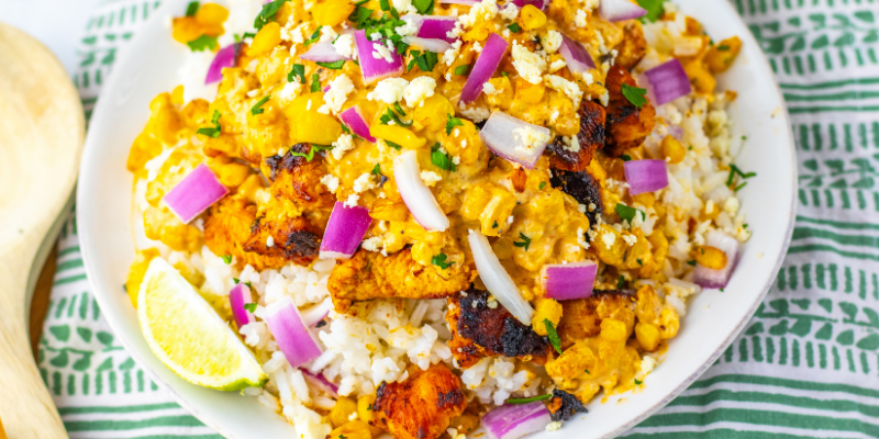 One-Pan Street Corn Chicken and Rice: Quick, Tasty, and Budget-Friendly