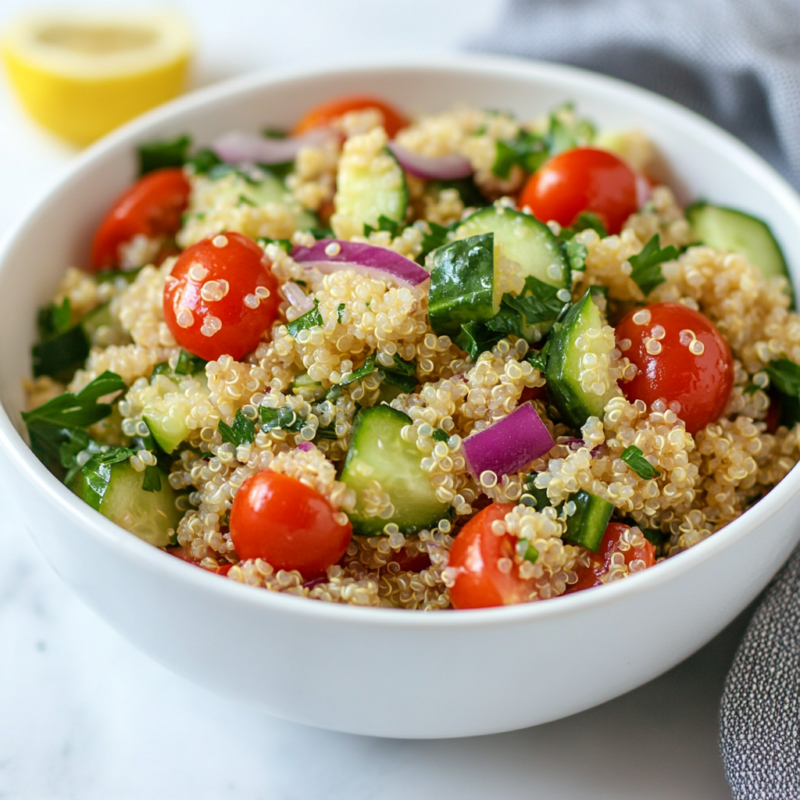 Quinoa Salad with Lemon Vinaigrette