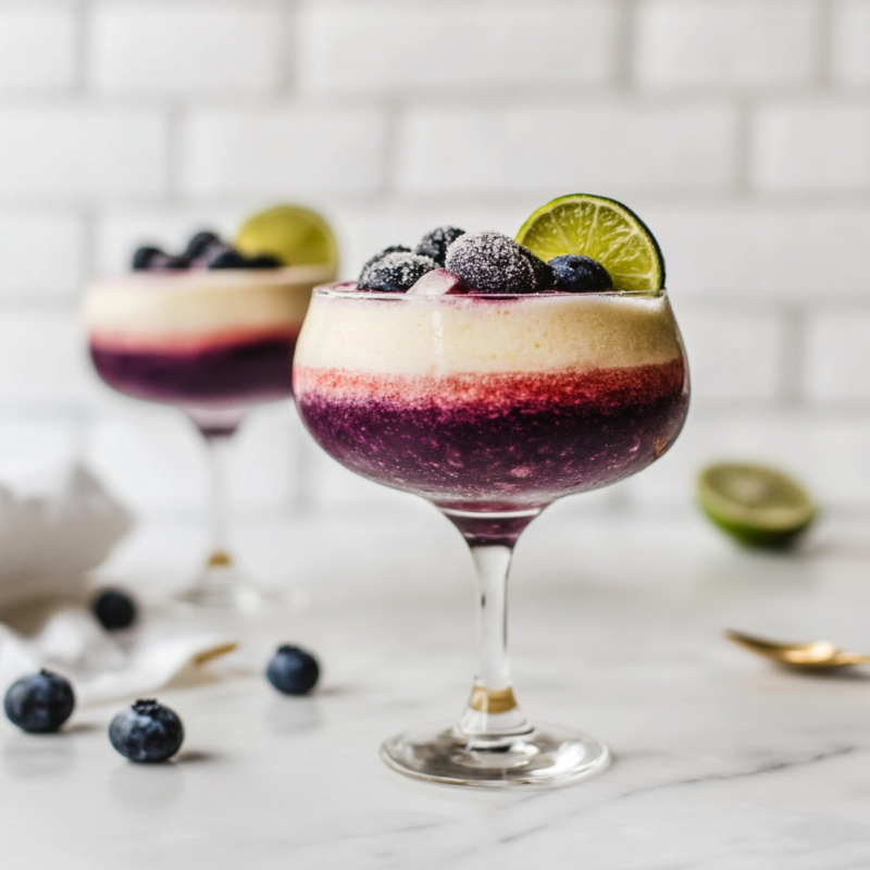 Red, White, and Blue Frozen Daiquiri