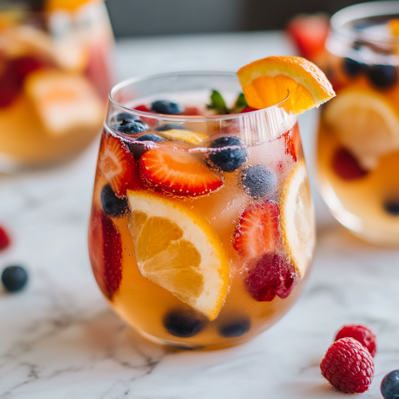 Red, White, and Blue Sangria