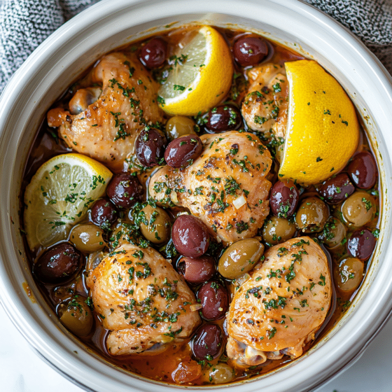 Slow Cooker Greek Chicken